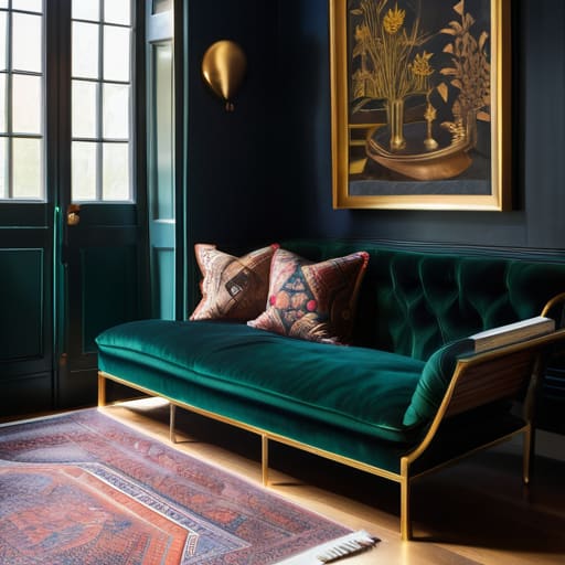 Applying Core Maximalist Interior Design Principles.