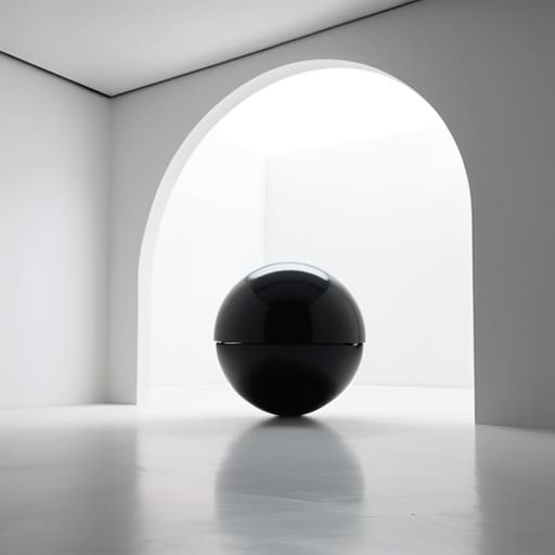 Mastering Visual Hierarchy in Minimalism through scale.