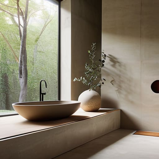 Minimalist luxury bathroom aesthetics over flashy excess.