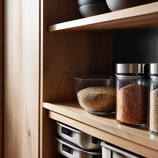 Organized pantry showcasing The Final Layout.