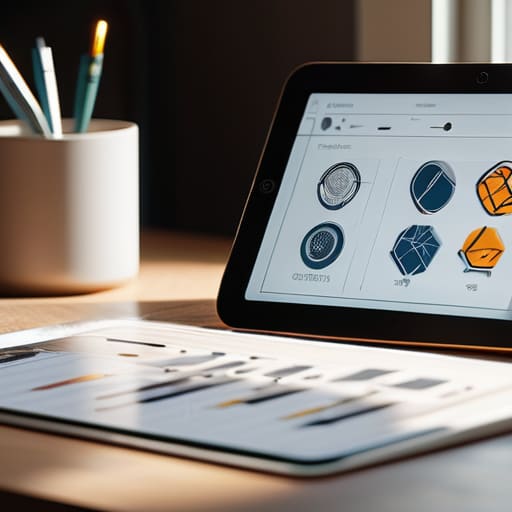 The Final Layout of cohesive UI iconography.