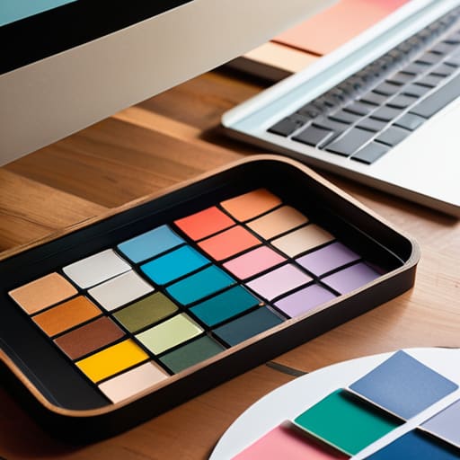 Designing The Final Layout brand color palette.