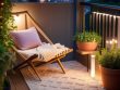 Cozy apartment balcony decor ideas.