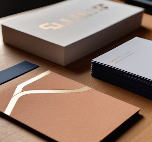 Branding through visual identity concept.