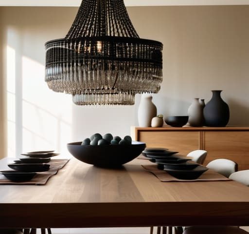 Elegant dining room aesthetics for modern homes.