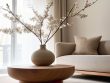 Minimalist Japandi style inspiration interior decor.