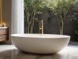 Elegant luxury bathroom decor ideas.
