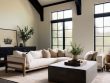 Achieving a modern farmhouse aesthetic interior.