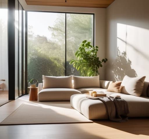 Maximizing natural lighting in interiors.