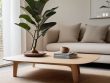 Minimalist scandinavian interior elements in a room.