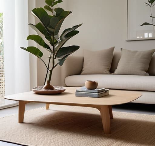 Minimalist scandinavian interior elements in a room.