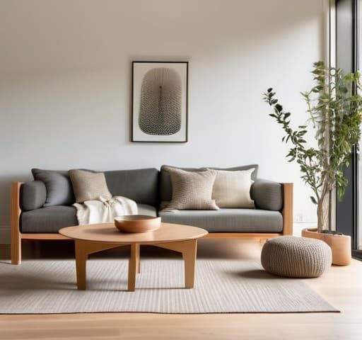 Minimalist scandinavian interior style decor.