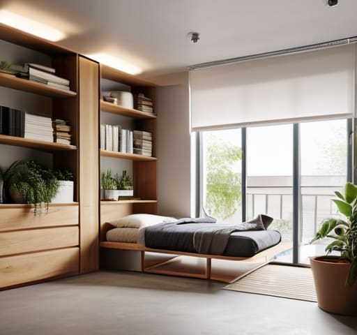 Creative small apartment solutions for living spaces.