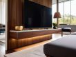 Modern interior with smart home integration.