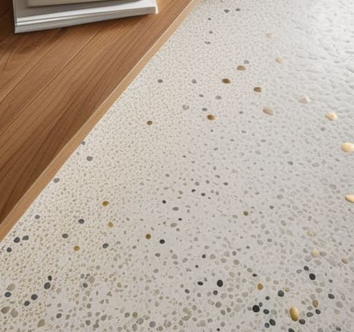 Modern terrazzo flooring trends in interior design.