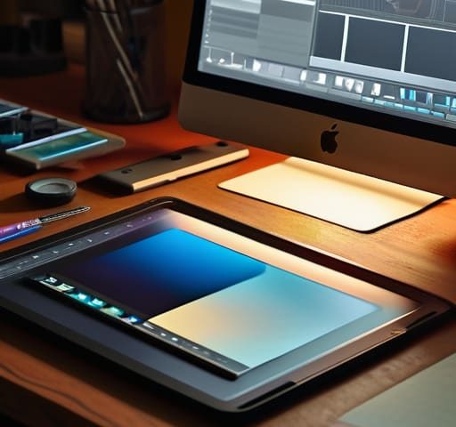 Graphic design using visual storytelling techniques.