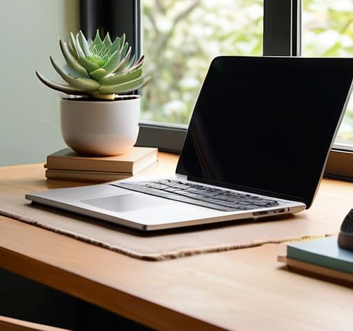 Effective home office workspace design.