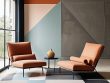 Graphic design for interiors in spatial layouts.