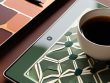 Seamless graphic pattern design creation.