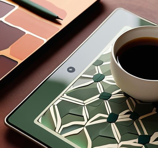 Seamless graphic pattern design creation.