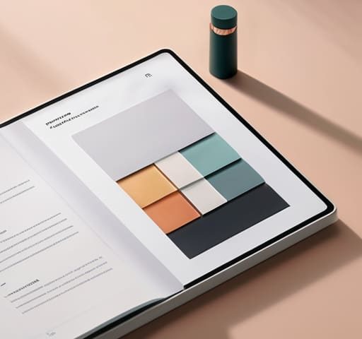 Designing professional brand style guides.