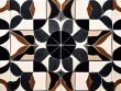 Modern geometric floor tiles pattern design.