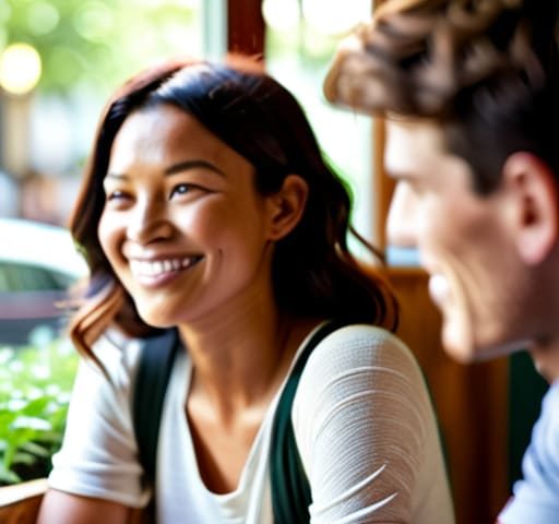How to start a conversation with a stranger.