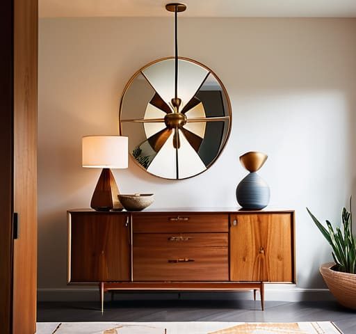 Various mid century lighting styles.