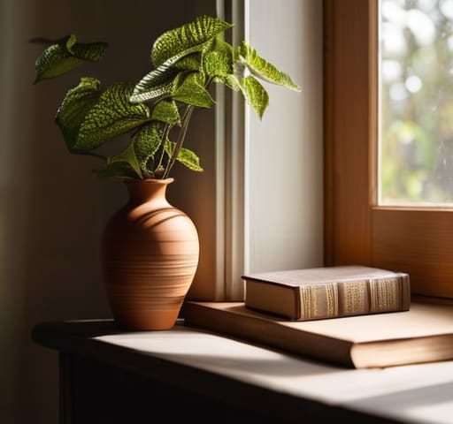 Styling bookshelves and mantels with decorative objects.
