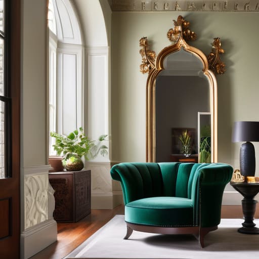 Victorian modern interior design: The Final Layout.