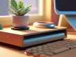 Art creation in isometric illustration style.