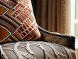 Decorative patterned textiles for home decor.